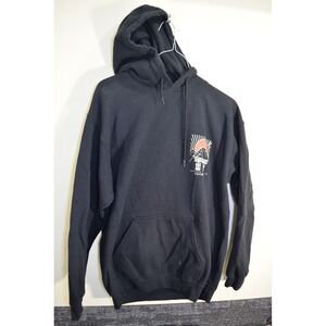 Japanese Travel Co. Graphic Hoodie Black Pullover Sweatshirt